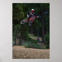 saut en VTT descendant