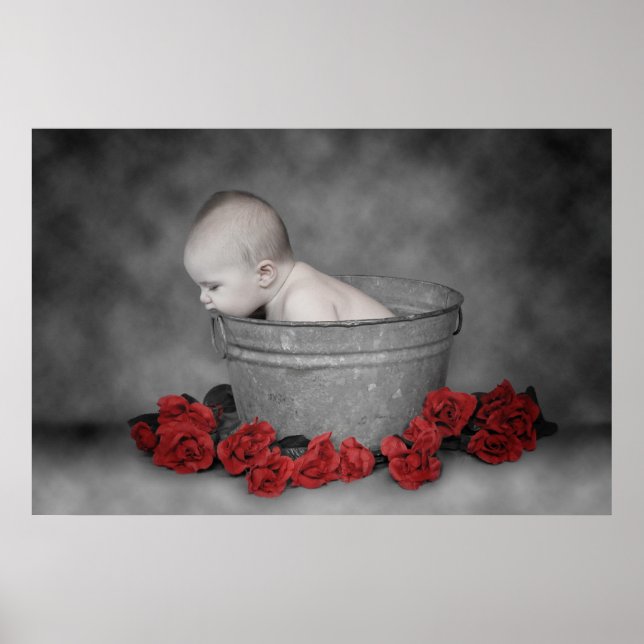 Poster Saut et Roses (Devant)