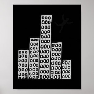 Poster Sauter avec joie