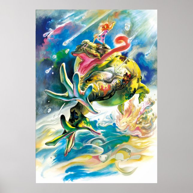 Poster Sauter par la pluie (Devant)