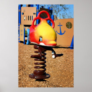 Poster Sauteur de poisson