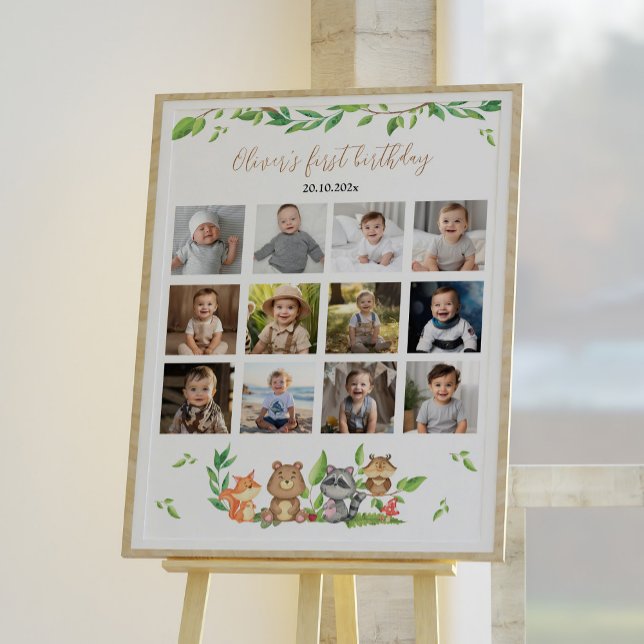 Poster Sauvage boisé une première année Photo Jalon Signe (Créateur téléchargé)