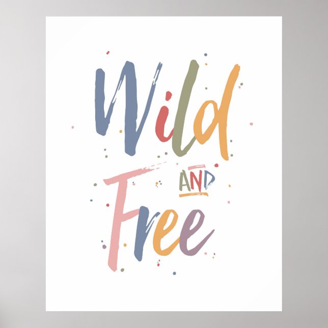 Poster Sauvage Et Libre (Devant)