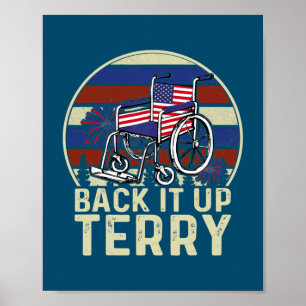 Poster Sauvegarder Terry Mettre Dans Le Feu Inverse Drôle
