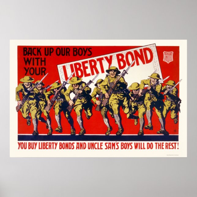 Poster Sauvegardez nos garçons avec votre Liberty Bond (Devant)