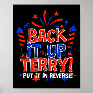 Poster Sauvegardez Terry Mettez-Le En Reverse 4 juillet F