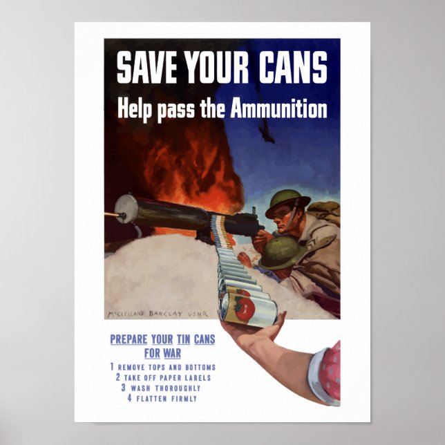 Poster Sauvegardez vos boîtes — Aidez à passer les muniti (Devant)