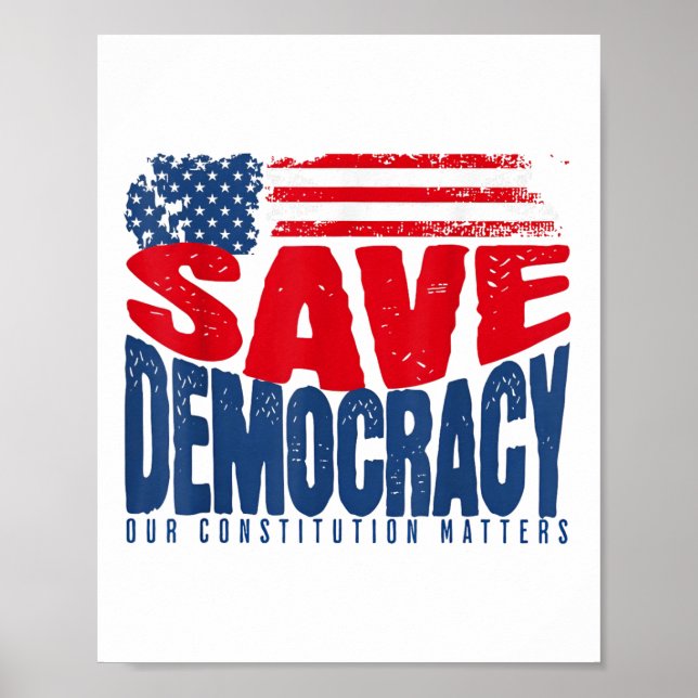 Poster Sauver la démocratie Notre Constitution S (Devant)