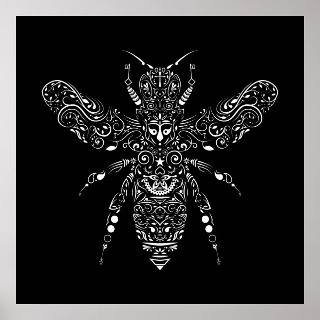 Poster sauver les abeilles (Devant)