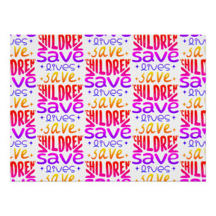 Poster Sauver les enfants, sauver des vies