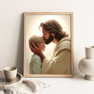 Poster Sauveur miséricordieux, Peinture chrétienne, Jésus