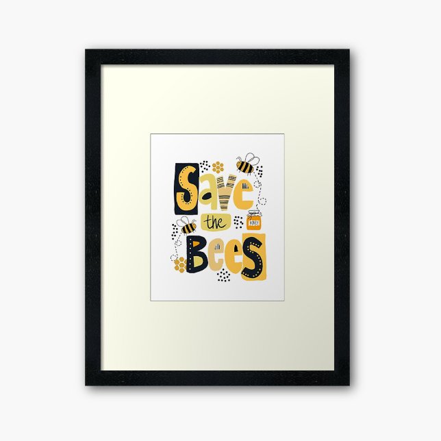 Poster Sauvez la main des abeilles (Créateur téléchargé)