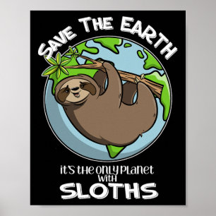 Poster Sauvez la Terre C'est la seule planète avec des fe