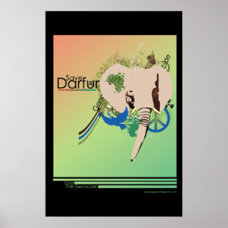 Poster Sauvez le Darfour