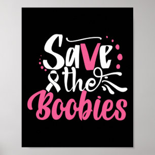 Poster Sauvez les bébés Boo Cancer du sein Cancer du sein
