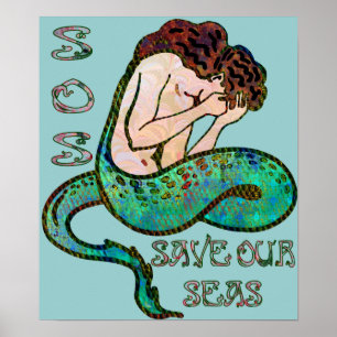 Poster Sauvez notre copie de mers