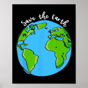 Poster Sauvez Notre Planète Jour des terres T Chemise Pou