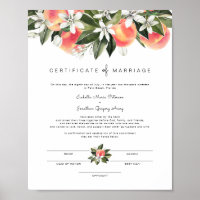 Savannah - Certificat de mariage pour apprentis à