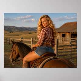 Poster Savannah Cole - Équitation