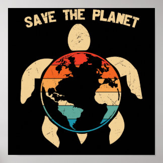 Poster save the planet