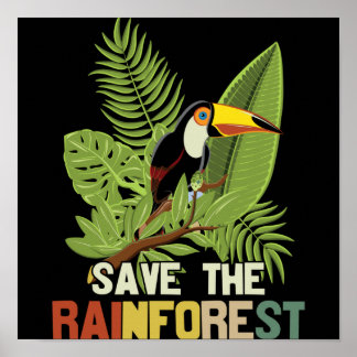 Poster save the rainfor