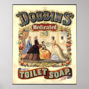 Poster Savon hygiénique médicamenteux pour les dobbins 