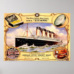 Poster Savon Titanic