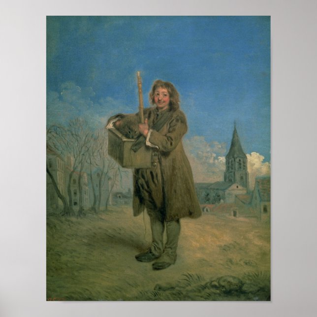 Poster Savoyard avec une Marmotte, 1715-16 (Devant)