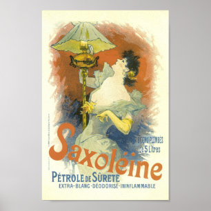 Poster Saxoleine Publicité Vintage