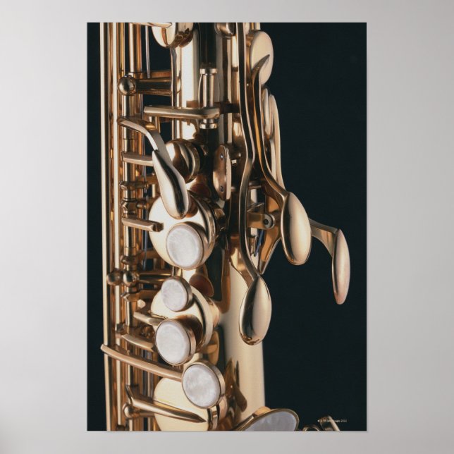 Poster Saxophone (Devant)