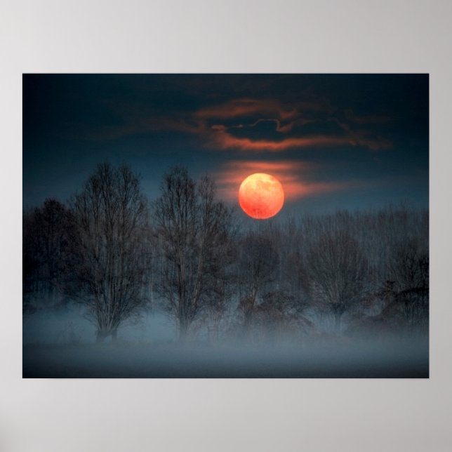 Poster Scalenghe en Piémont, Italie (Devant)