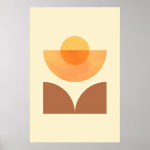 Poster Scandinavie Abstraite géométrique circle Art