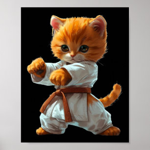 Poster Scary Martial Arts Fighter Karate Boxer Comt Kung