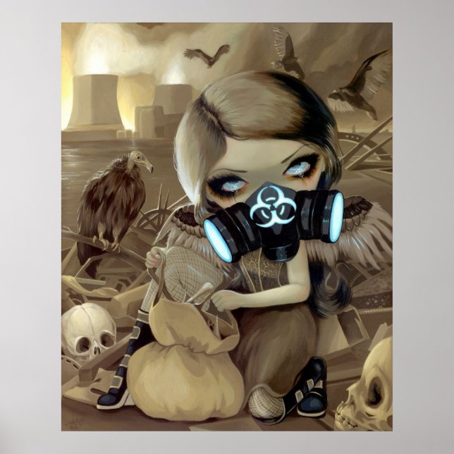 Poster Scavengers ART IMPRIMER cyber punk goth vautour fé (Devant)