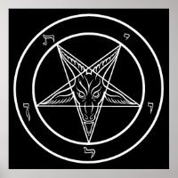 Sceau de Baphomet de 60 cm
