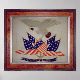 Poster Sceau des États-Unis d'Amérique, vers 1840