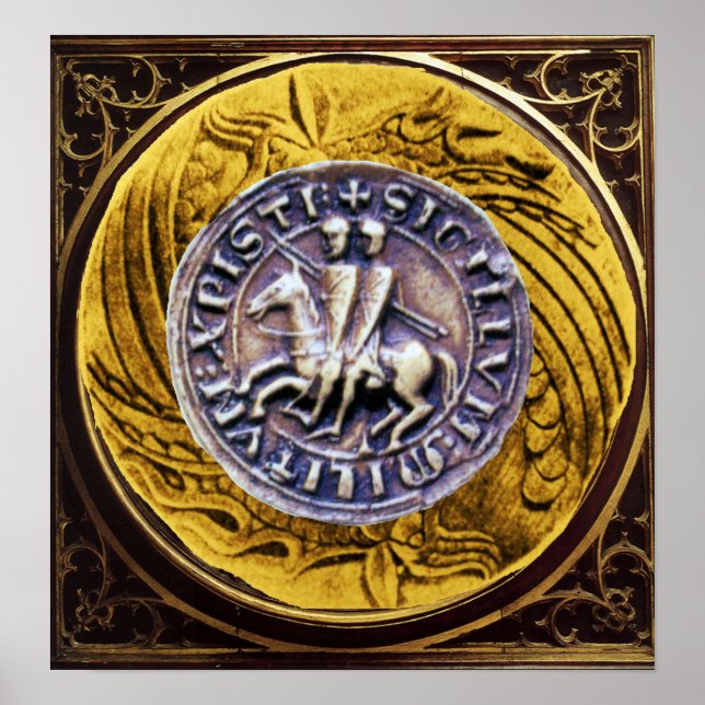 POSTER SCEAU DU MODÈLE DES CHEVALIERS (Devant)