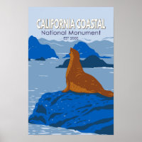 Sceau du port du monument national de Californie C