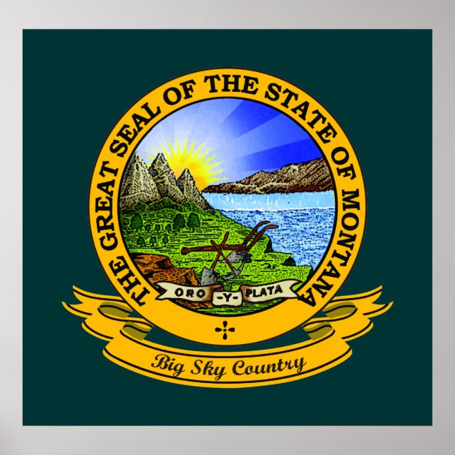 Poster Sceau Montana (Devant)