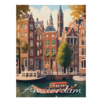 Scène d'architecture de canal à Amsterdam Pays-Bas