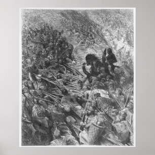 Poster Scène de bataille, illustration de 'Orlando