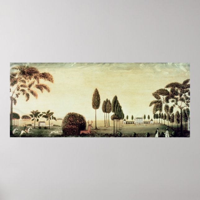 Poster Scène de chasse (Devant)