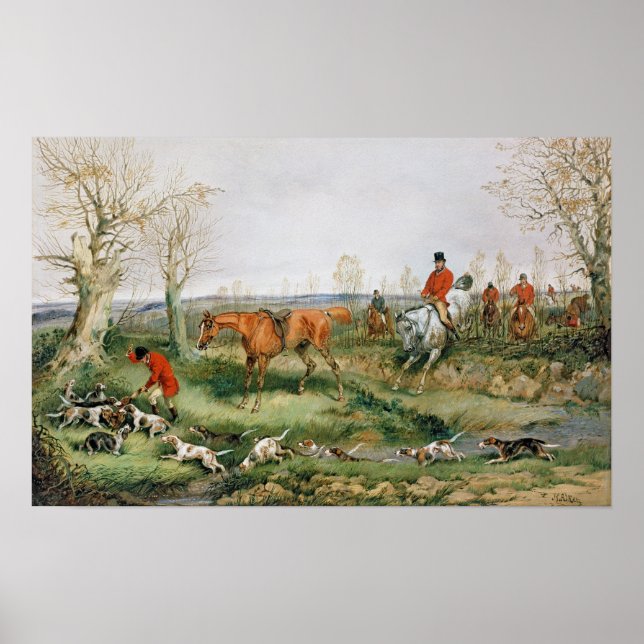 Poster Scène de chasse 2 (Devant)