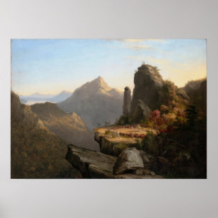 Poster Scène de La Dernière des Mohicans — Cole