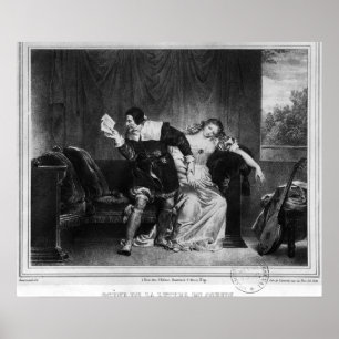 Poster Scène de la lettre du cousin