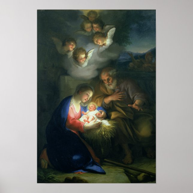 Poster Scène de la Nativité (Devant)