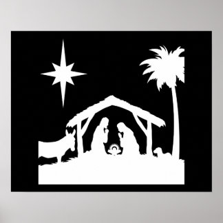 Poster Scène de la Nativité