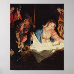 Poster Scène de la Nativité