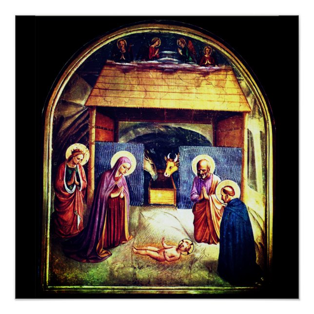 Poster Scène de la Nativité, Convento di San Marco par Fr (Devant)