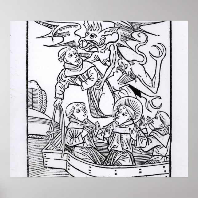 Poster Scène de "La Navigation de St. Brendan" (Devant)